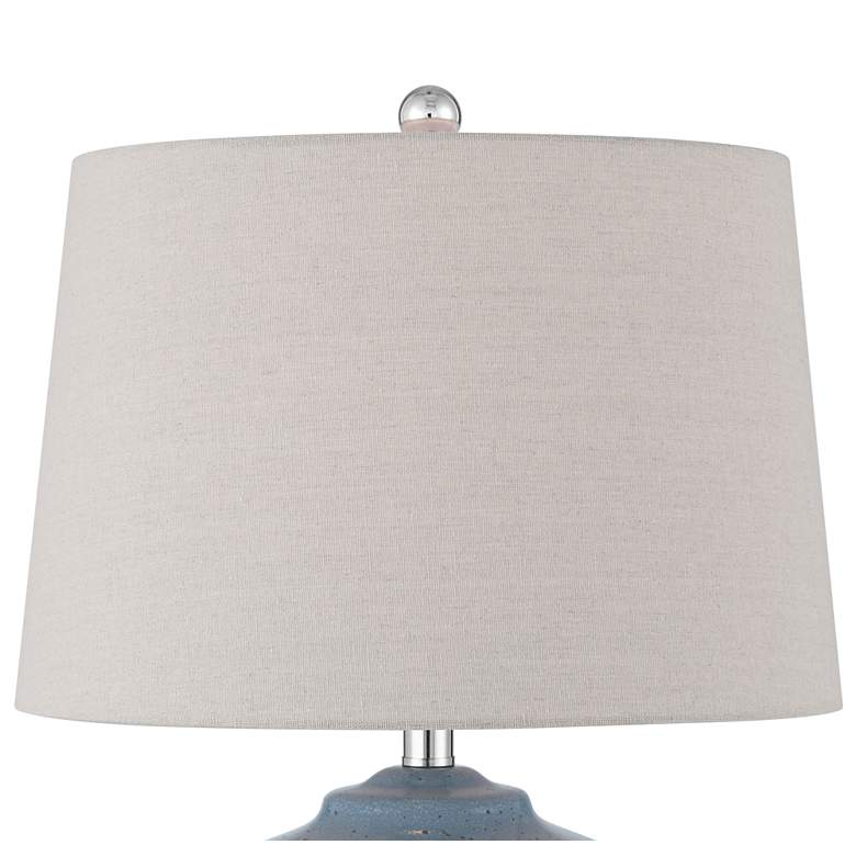 360 Lighting Aegean 28" High Coastal Blue Ceramic Table Lamp Set of 2