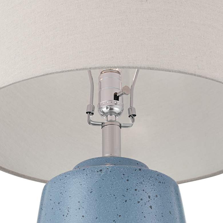 360 Lighting Aegean 28" High Coastal Blue Ceramic Table Lamp Set of 2