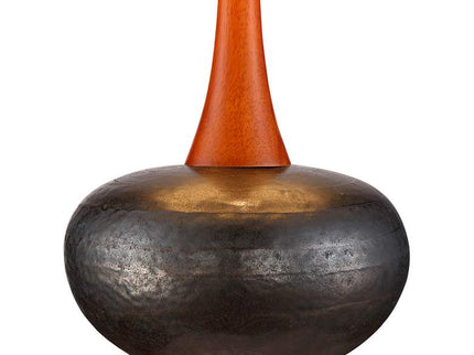 360 Lighting Andi 24 1/2" Brown Gourd Modern Ceramic Lamps Set of 2