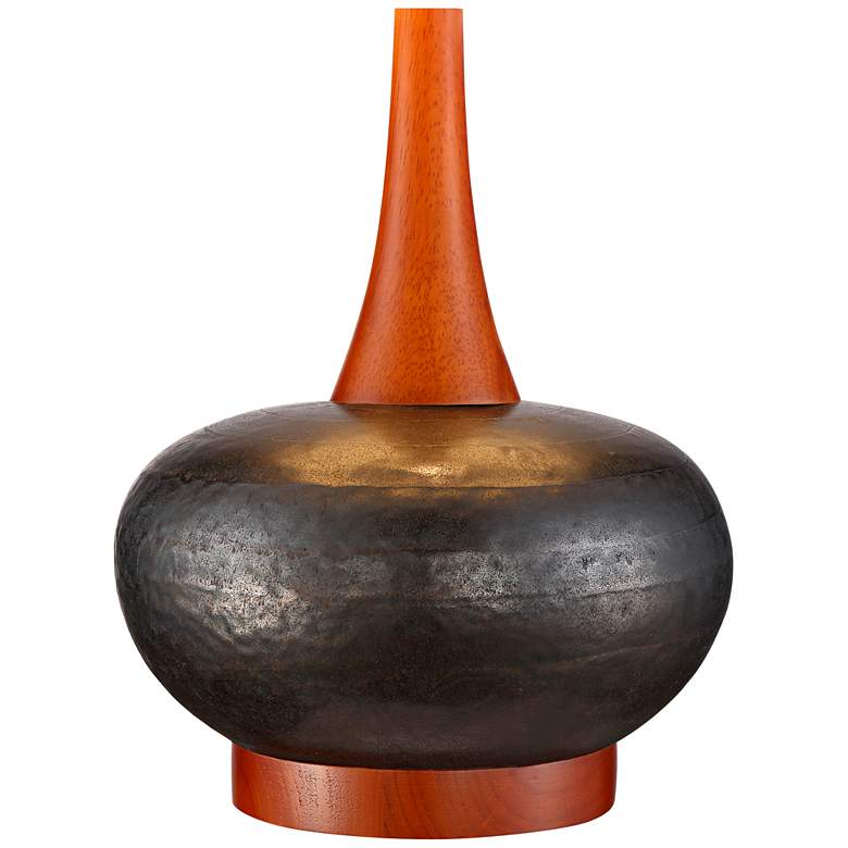 360 Lighting Andi 24 1/2" Brown Gourd Modern Ceramic Lamps Set of 2