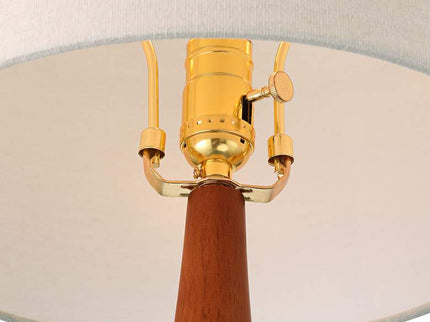 360 Lighting Andi 25" Modern Wood and Green Ceramic Table Lamp