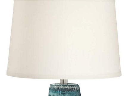360 Lighting Artic Blue Sea Handcrafted Modern Glass Table Lamp