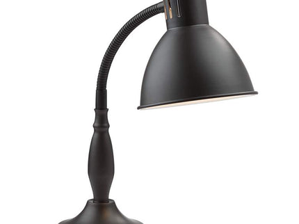 360 Lighting Breck 17" Traditional Bronze Flex Arm Gooseneck Desk Lamp