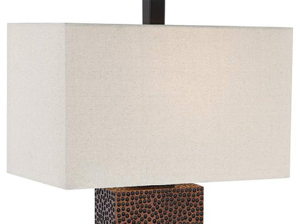 360 Lighting Caldwell 24 3/4" Hammered Bronze Table Lamps Set of 2