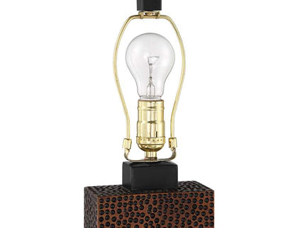 360 Lighting Caldwell 24 3/4" Hammered Bronze Table Lamps Set of 2