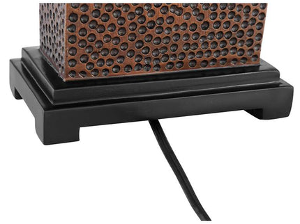 360 Lighting Caldwell 24 3/4" Hammered Bronze Table Lamps Set of 2