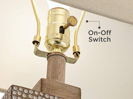 360 Lighting Caldwell 26 3/4" Hammered Base Table Lamps Set of 2