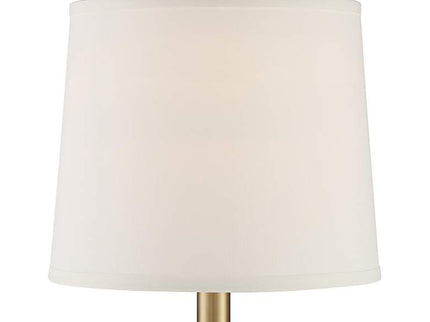 360 Lighting Camile 25" Brass Finish Metal USB Table Lamps Set of 2