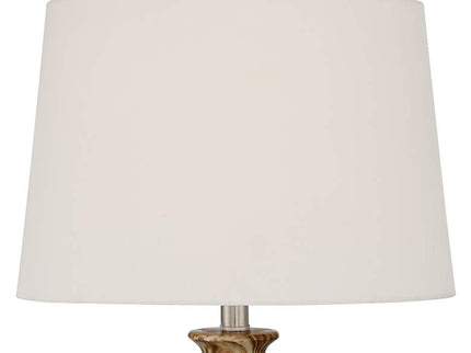 360 Lighting Carlton 28" Brown Faux Marble Table Lamps Set of 2