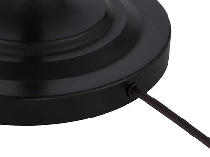 360 Lighting Carter Black and Cream 3-Piece Floor and Table Lamp Set