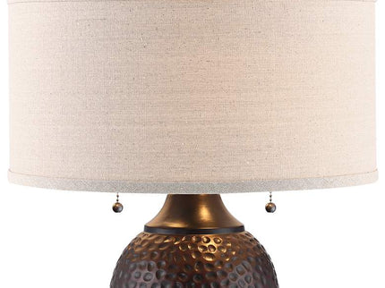 360 Lighting Cody 26" Hammered Oiled Bronze Table Lamps Set of 2