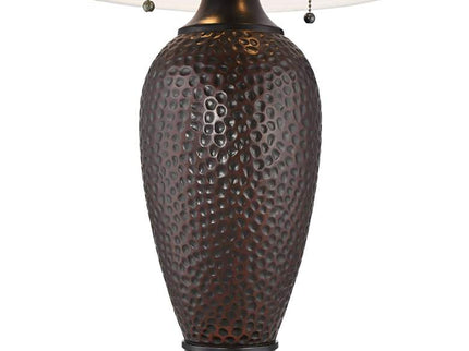 360 Lighting Cody 26" Hammered Oiled Bronze Table Lamps Set of 2