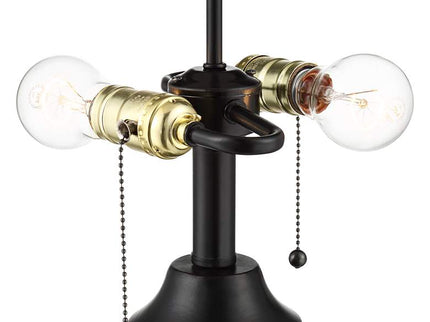 360 Lighting Cody 26" Hammered Oiled Bronze Table Lamps Set of 2