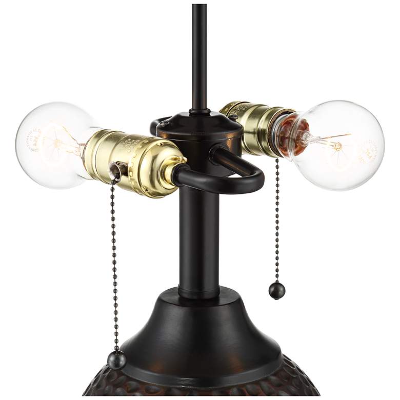 360 Lighting Cody 26" Hammered Oiled Bronze Table Lamps Set of 2