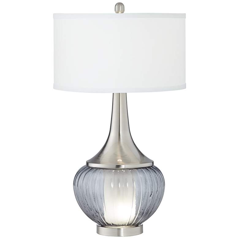 360 Lighting Courtney 28 1/2" Double Glass Night Light Table Lamp
