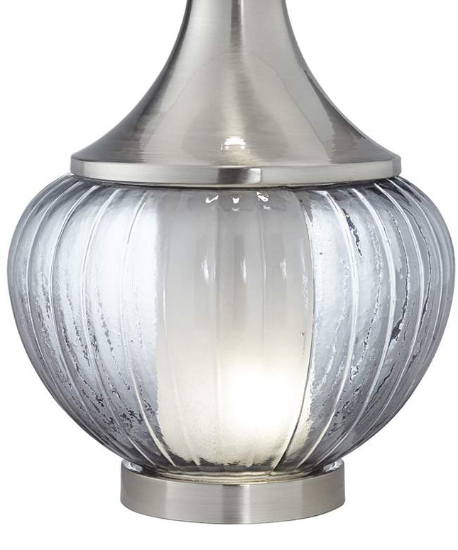 360 Lighting Courtney 28 1/2" Glass Night Light Table Lamps Set of 2