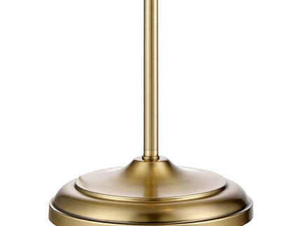 360 Lighting Culver Adjustable Height Aged Brass Pharmacy LED Floor Lamp
