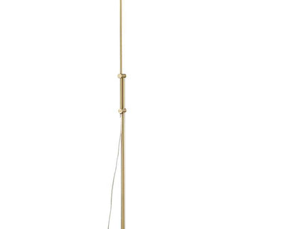 360 Lighting Culver Adjustable Height Aged Brass Pharmacy LED Floor Lamp