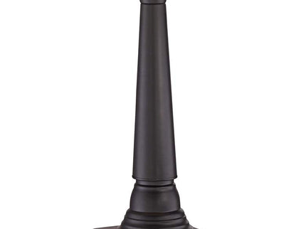 360 Lighting Dolbey 28" Black Bronze Column Table Lamps Set of 2