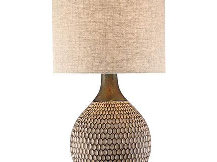 360 Lighting Emma 21" High Textured Ceramic Mid-Century Table Lamp