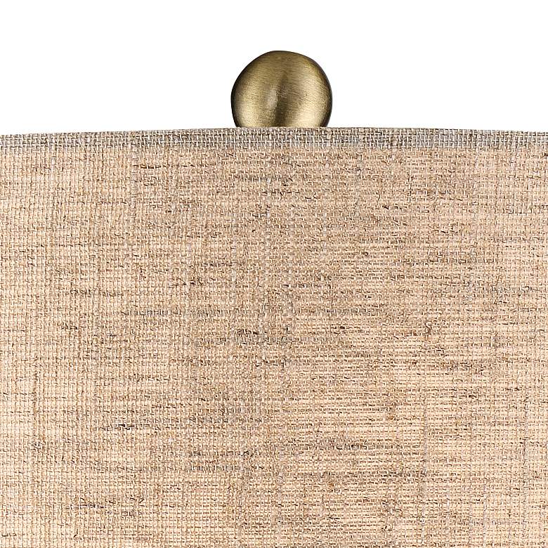 360 Lighting Emma 21" High Textured Ceramic Mid-Century Table Lamp
