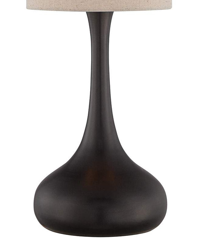 360 Lighting Espresso Bronze 24 1/2" Droplet Table Lamps Set of 2