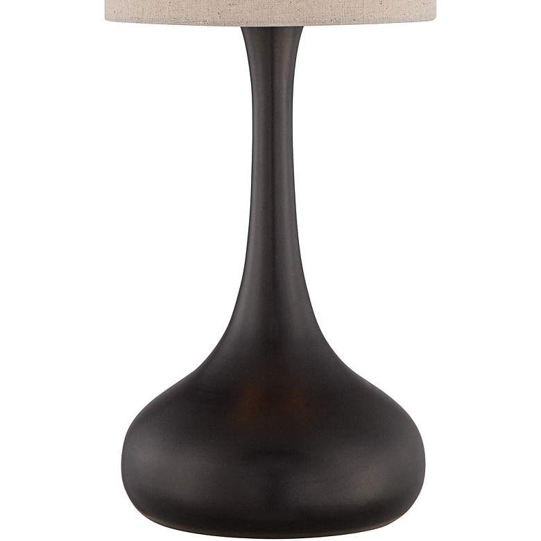 360 Lighting Espresso Bronze 24 1/2" Droplet Table Lamps Set of 2
