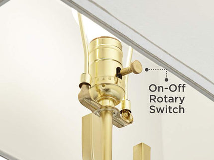 360 Lighting Evan 28 1/4" Gold Modern Luxe Table Lamps Set of 2