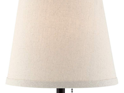 360 Lighting Flesner 20" Bronze USB and Outlet Table Lamps Set of 2
