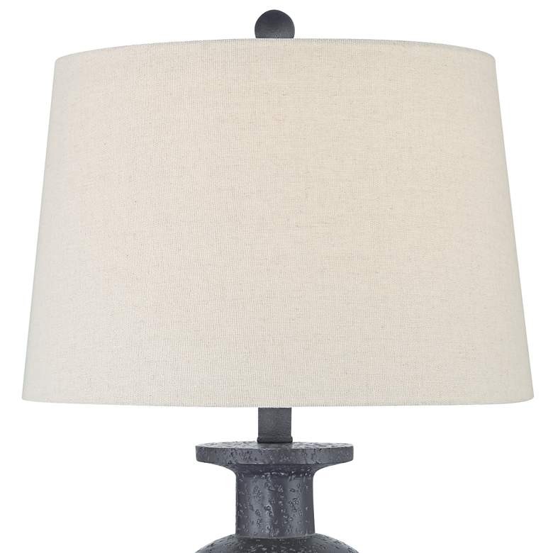 360 Lighting Glenwood 28" Charcoal Gray Table Lamps Set of 2