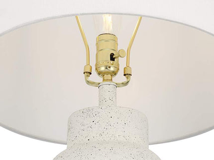 360 Lighting Jaime 27 1/2" Faux White Sandstone Table Lamps Set of 2