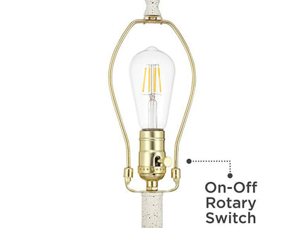 360 Lighting Jaime 27 1/2" Faux White Sandstone Table Lamps Set of 2