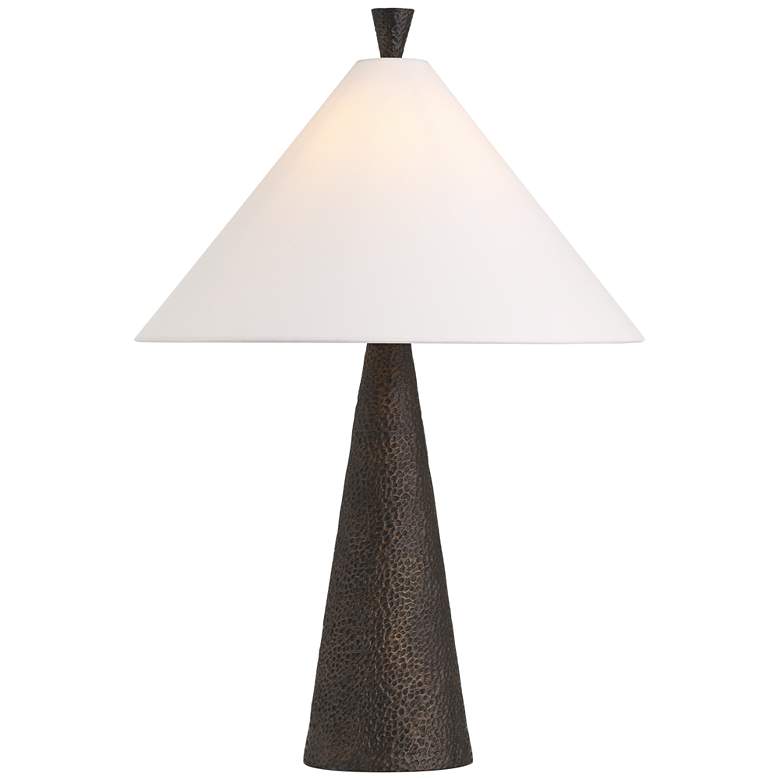 360 Lighting June 27" High Modern Black Cone Table Lamp