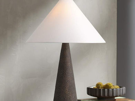 360 Lighting June 27" High Modern Black Cone Table Lamp