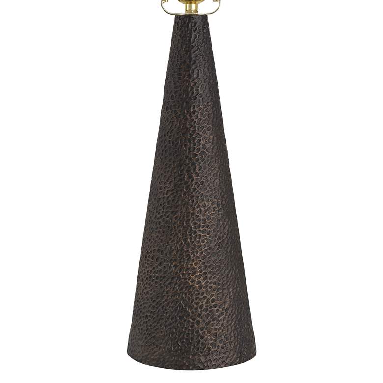 360 Lighting June 27" High Modern Black Cone Table Lamp