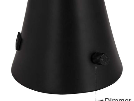 360 Lighting Karl 28 1/4" Black Finish Outlet-USB Table Lamps Set of 2