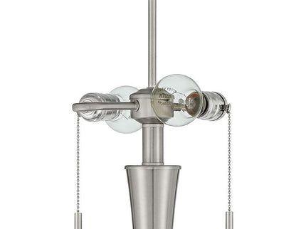 360 Lighting Karl 63 3/4" High Luxe Modern Brushed Nickel Floor Lamp