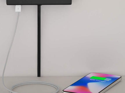 360 Lighting Lanett Black Plug-in Swing Arm USB Wall Lamps Set of 2