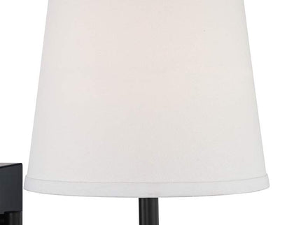 360 Lighting Lanett Black Plug-in Swing Arm USB Wall Lamps Set of 2