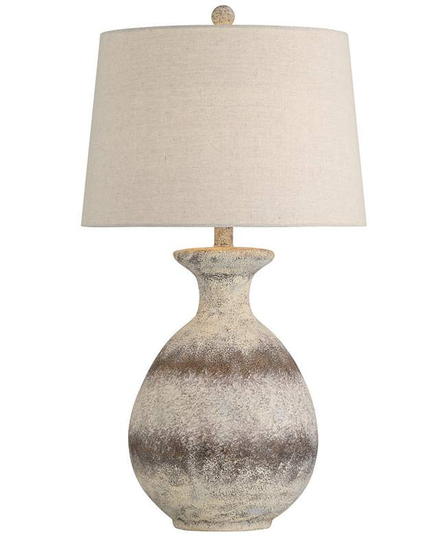 360 Lighting Lorraine 27" High Beige Terracotta Table Lamp