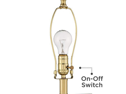 360 Lighting Marshall Modern Luxe Gold Open Rectangle Table Lamps Set of 2