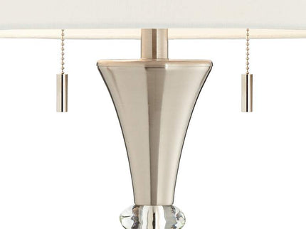 360 Lighting Rachel 28" Metal Column Modern Table Lamps Set of 2