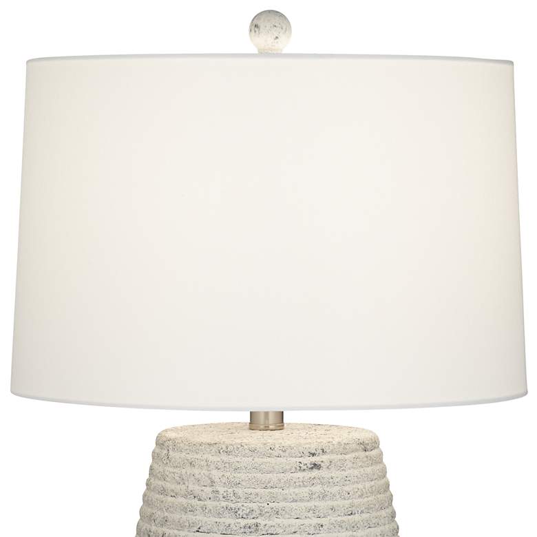 360 Lighting Sandstone 23" Handcrafted Modern Ceramic Table Lamp