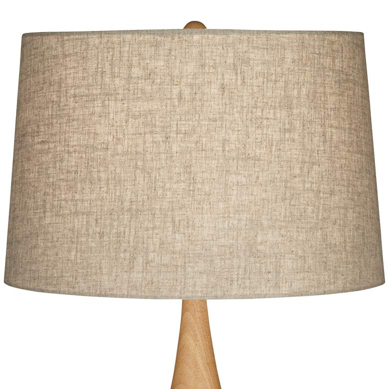 360 Lighting Sevilla 29" Modern Ribbed Gourd Green Ceramic Table Lamp