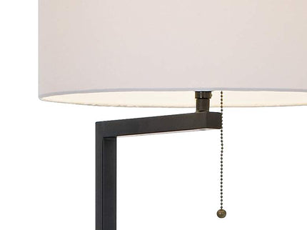 360 Lighting Space Saver 62" High Glass Tray Table Floor Lamp