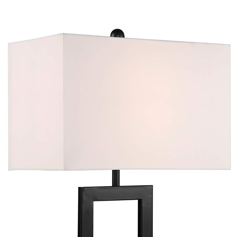 360 Lighting Todd 30" Open Base USB and Outlet Table Lamps Set of 2