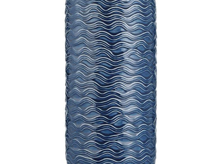 360 Lighting Waves 26 1/2" High Blue Ceramic Table Lamps Set of 2