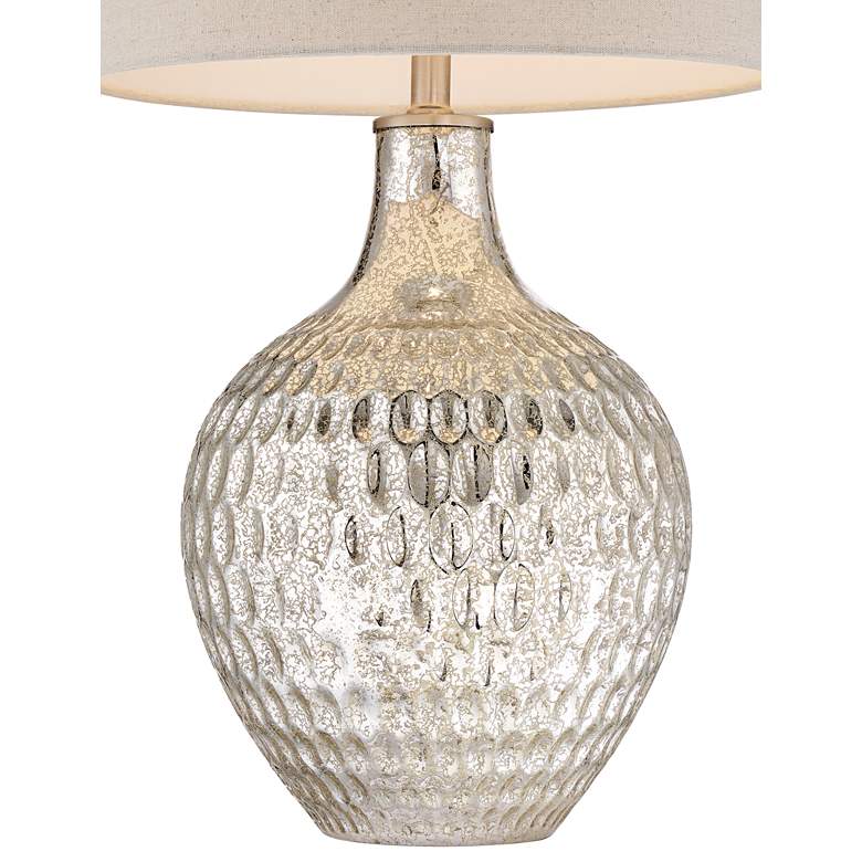 360 Lighting Waylon 28" Modern Luxe Mercury Glass Table Lamps Set of 2