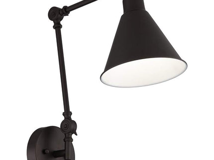 360 Lighting Wray Bronze Metal Finish Hardwire Wall Lamps Set of 2