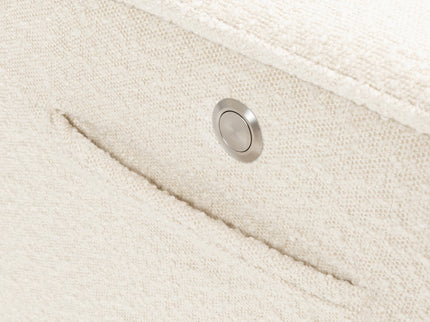 M17183PWB,Namesake,Willa Deluxe Power Glider Recliner w/Heat&Massage in Performance Ivory Boucle